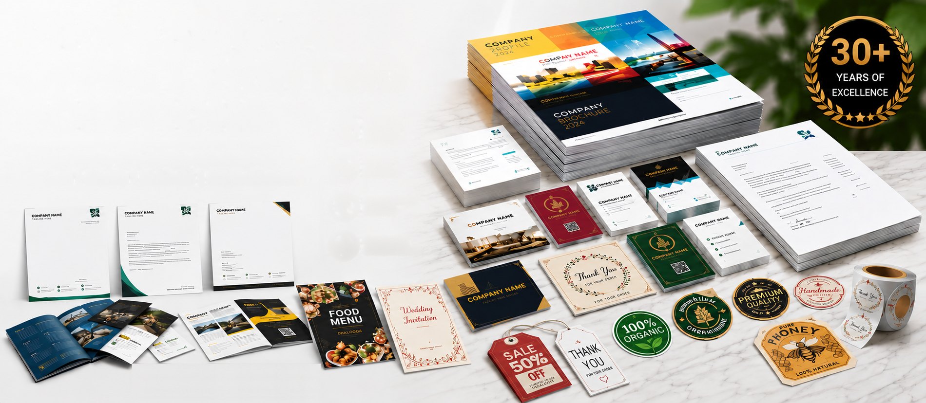 Offset printing services in Coimbatore - visiting cards, bill books, letterheads, brochures, flyers and stickers printed by Sakthi Vasan Offset Press